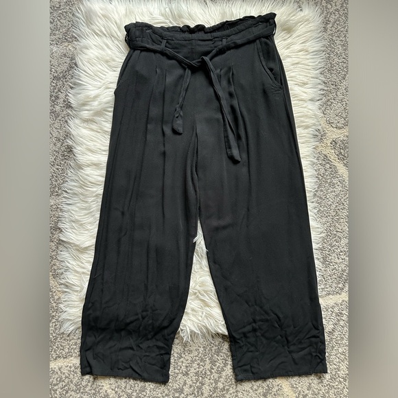 wild fable Pants - wild fable high-waisted cropped wide leg pants